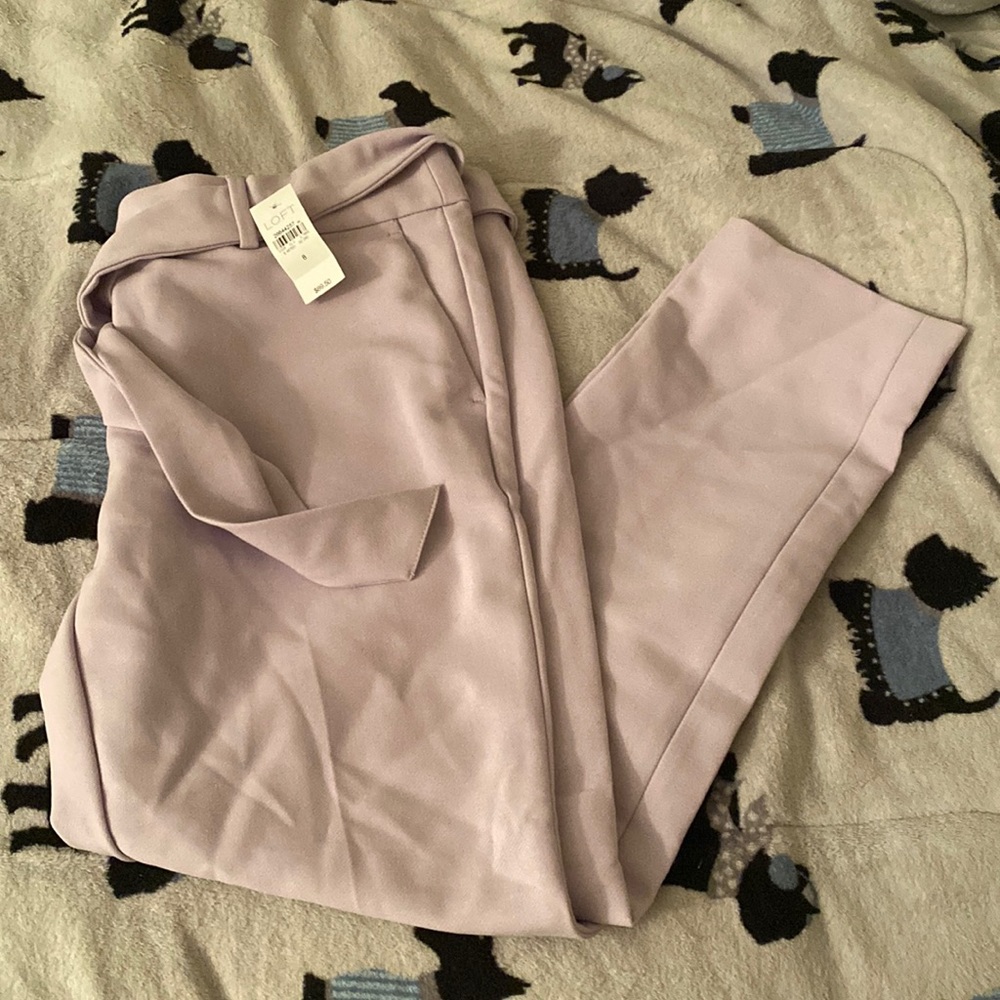 NWT Loft Marisa Tie Belt Pants